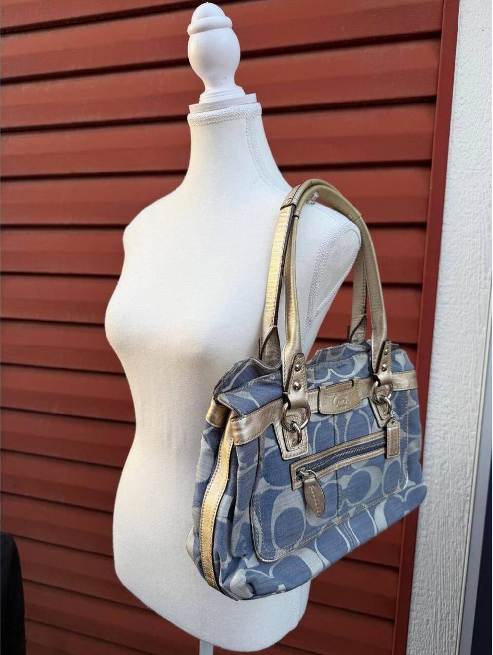CCH Signature Penelope Satchel (Denim) 👖👜